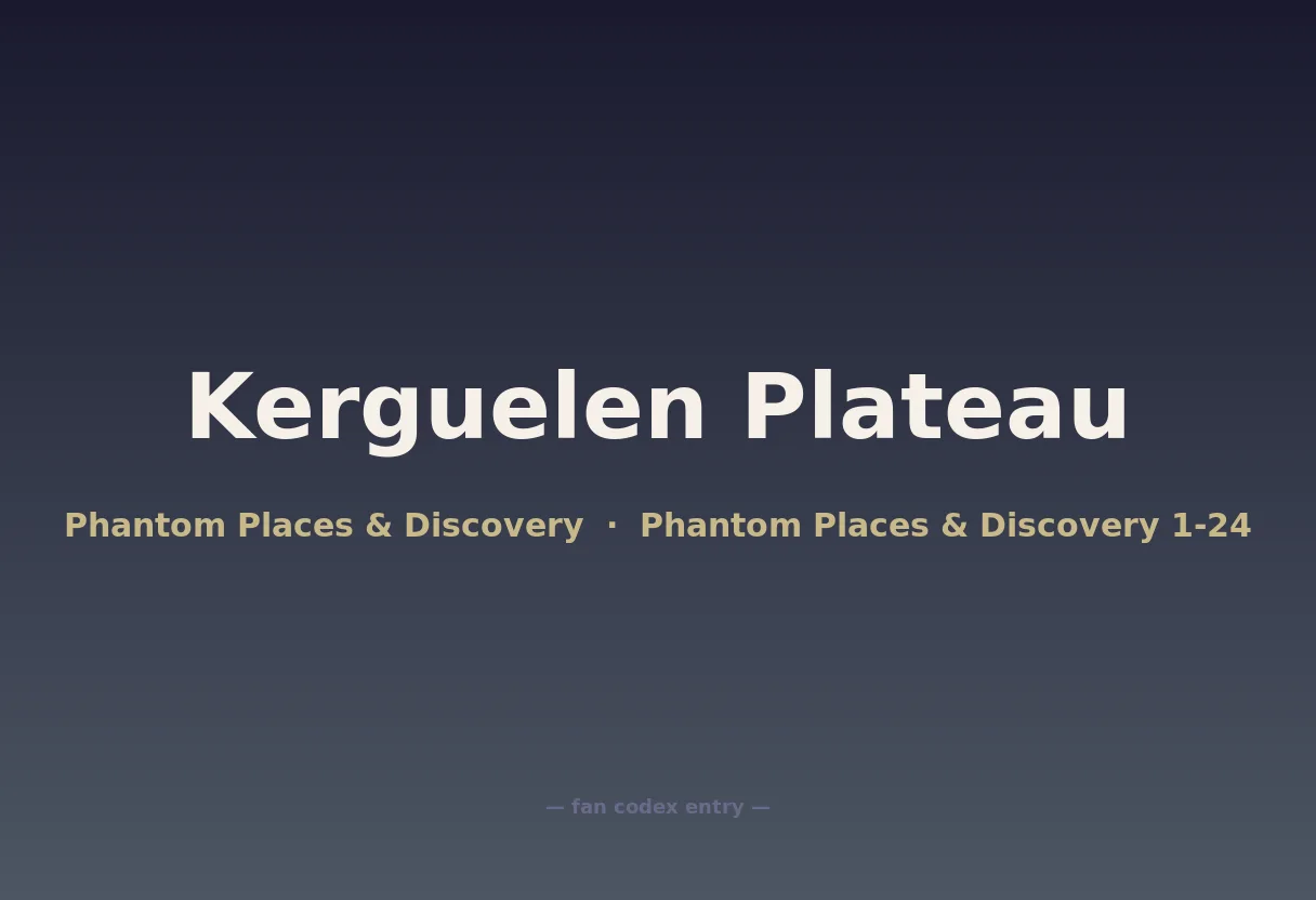 Kerguelen Plateau