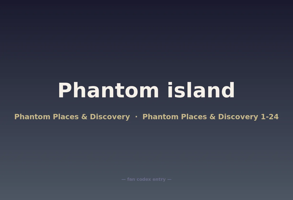 Phantom island